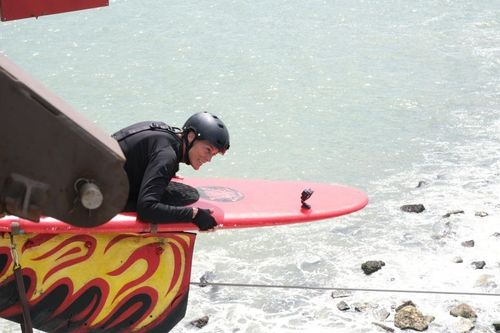 Nathalie Simon prête pour l'aventure du Surf