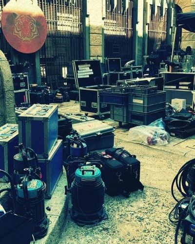 Démontage des installations techniques du fort