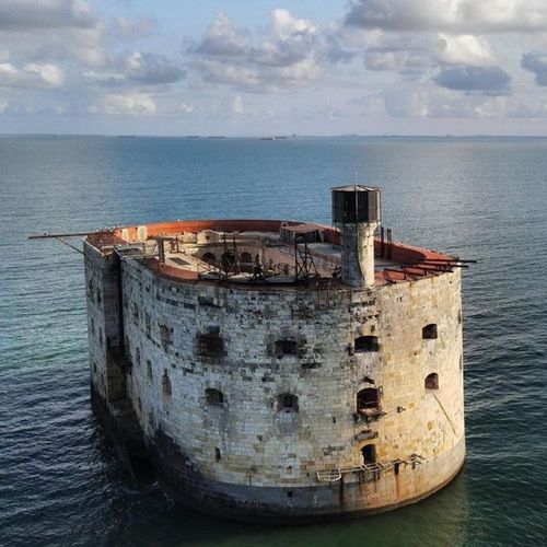 Le fort vu du ciel par drone