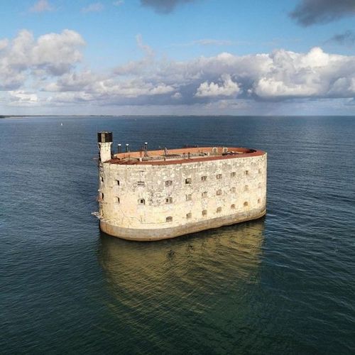 Le fort vu du ciel par drone