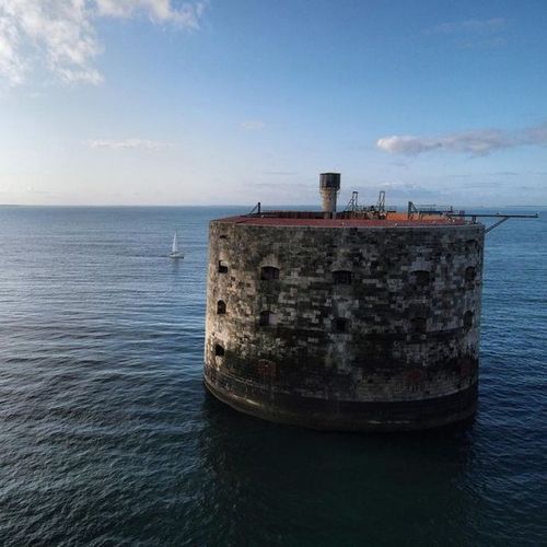 Le fort vu du ciel par drone