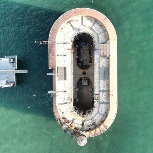 Le fort vu du ciel par drone