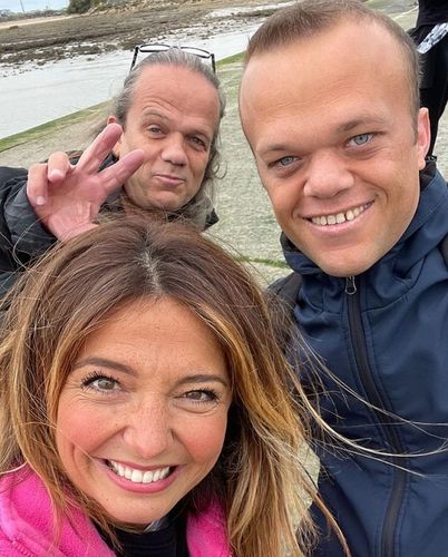 Carinne Teyssandier sur le tournage de Fort Boyard