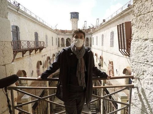 Thomas Mayrand sur le tournage de "Fort Boyard, toujours plus fort"