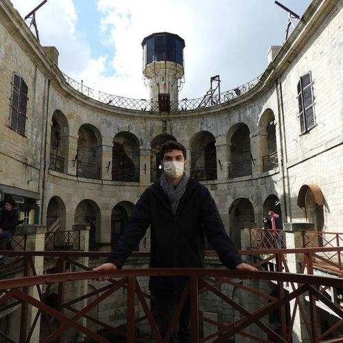 Thomas Mayrand sur le tournage de "Fort Boyard, toujours plus fort"