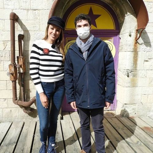 Thomas Mayrand sur le tournage de "Fort Boyard, toujours plus fort"