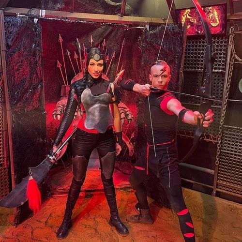 Rouge et Little Boo dans la Cage