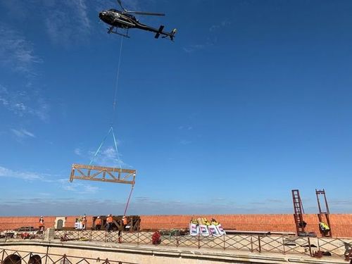 Réfection de la plateforme hélicoptères