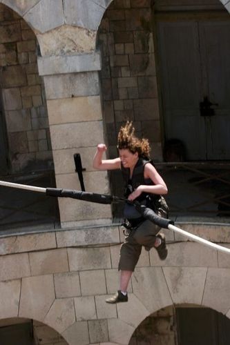 Gaëlle Gauthier dans l'aventure du Saut à l'Elastique