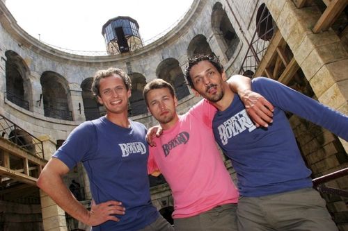 Louis Laforge, Cédric Delsaux et Tomer Sisley