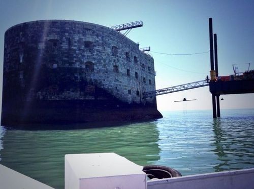 Arrivée sur #FortBoyard toujours aussi magique