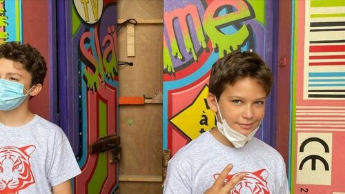 Le tournage de Slaïme Kids