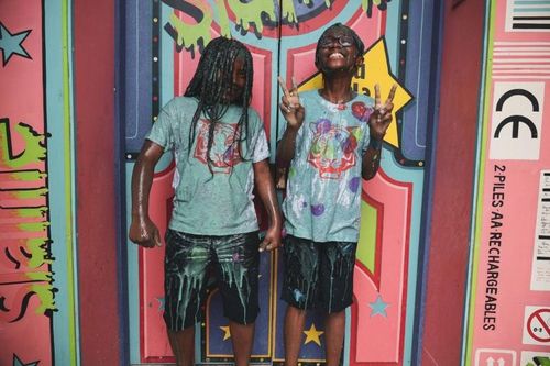 Le tournage de Slaïme Kids