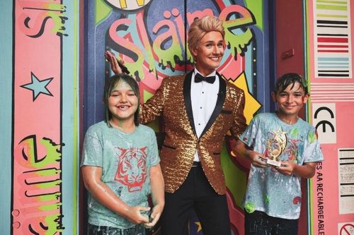 Le tournage de Slaïme Kids