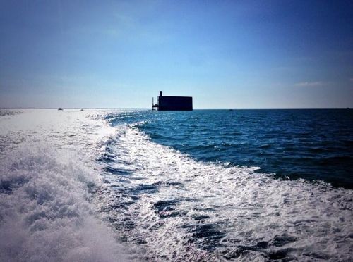 #fortboyard fin de tournage pour la 2ème équipe de candidats... Retour a terre...