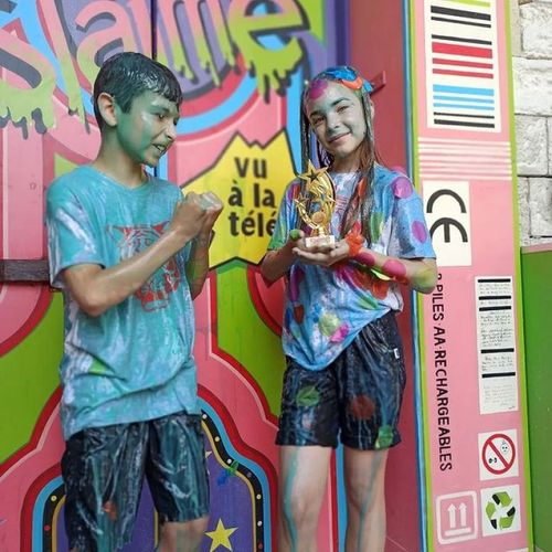 Le tournage de Slaïme Kids