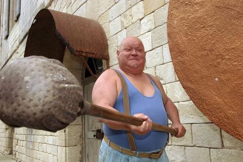 La Boule sonnant le gong