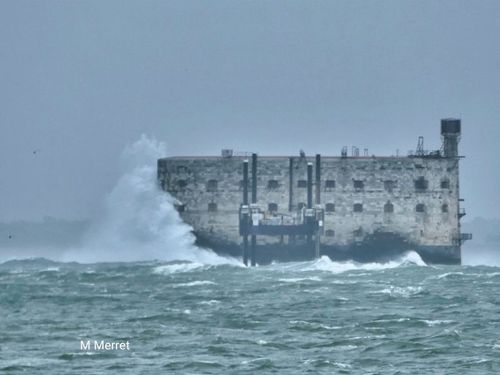 Tempête sur le fort le 8 avril