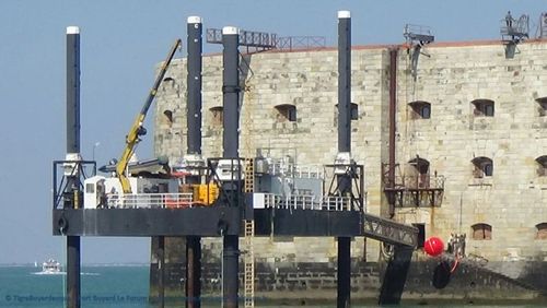 Nouvelles installations à l'Ouest du fort