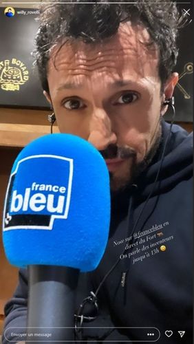 Willy Rovelli a animé son émission de radio en direct du fort