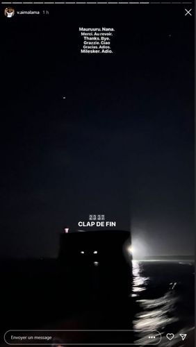 Fin de tournage, retour à terre dans la nuit