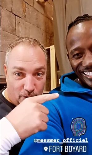 Messmer et Moussa pendant une pause