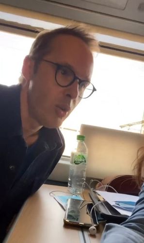 Dans le train pour la Rochelle