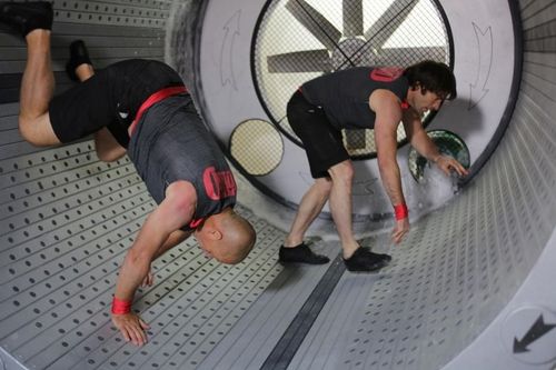 L\'épreuve de la Laverie demande aux candidats de garder les pieds sur terre sinon gare à la chute !