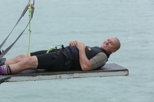 Pascal Olmeta, paré pour la Tyrolienne inversée !