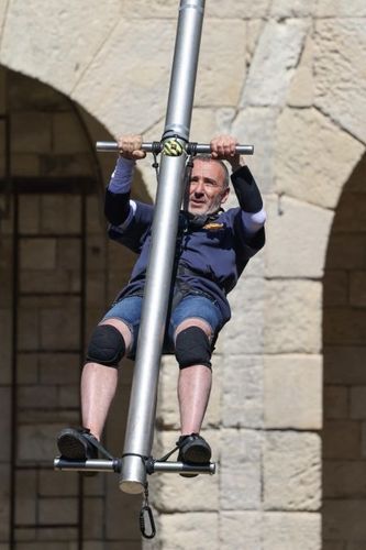 Elie Semoun dans l'épreuve du Looping