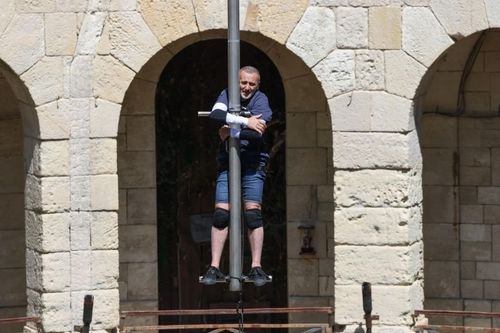 Elie Semoun dans l'épreuve du Looping