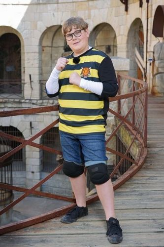 Gabin Tomasino en tenue de Ducobu