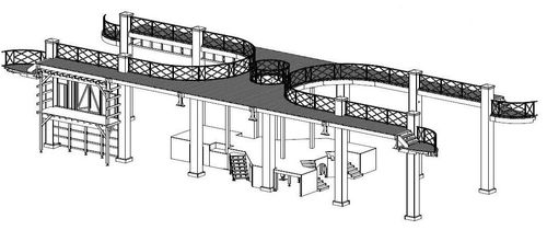 Plans de la nouvelle passerelle