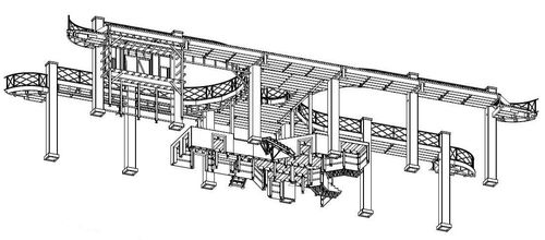 Plans de la nouvelle passerelle