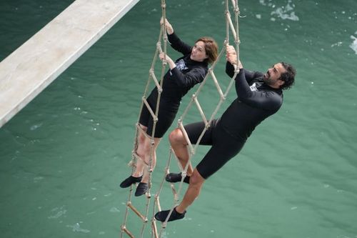 Nathalie Pechalat et Yoann Huget dans la Balance
