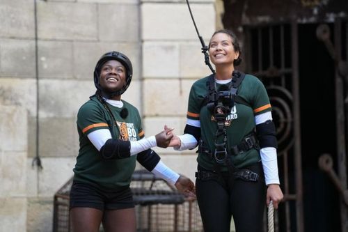 Clarisse Agbegnenou et Vaimalama Chaves dans les Tours Vertigineuses