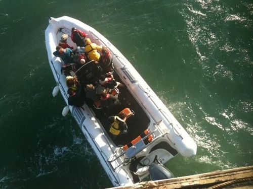 Certains prennent le zodiac... #FortBoyard