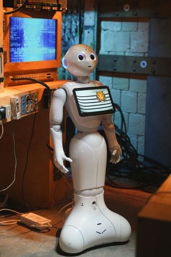 Pepper dans la Cellule Informatique