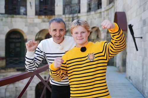 Portrait de Damien Pauwels (Ducobu) et Elie Semoun