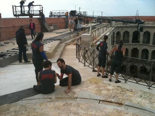 Pause now sur la terrasse en direct! Réseau ok #FortBoyard