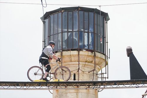 Philippe Etchebest dans le Vélo