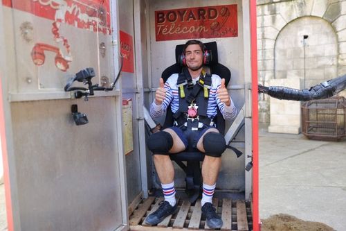 Claude Dartois dans la Cabine Ejectable