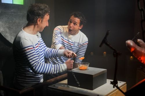 Stéphane Bern et Théo Curin dans le Roi du Silence