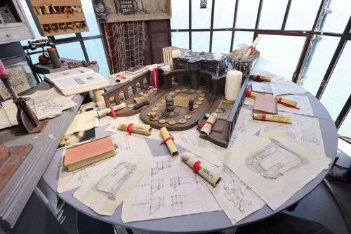 Le plateau de jeu dans la tour de contrôle du Père Fouras
