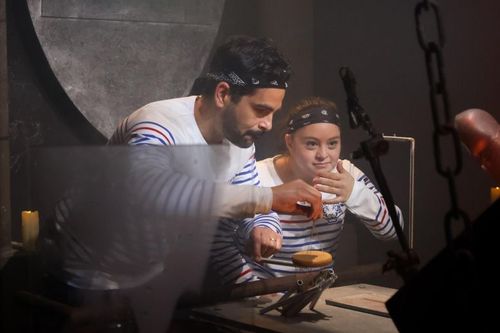 Christophe Licata et Mayane El Baze face au Roi du Silence