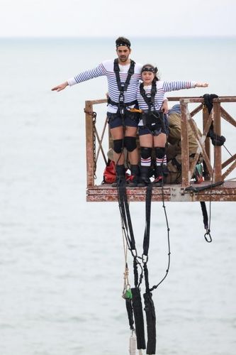 Christophe Licata et Mayane El Baze dans le Double Saut de l Ange