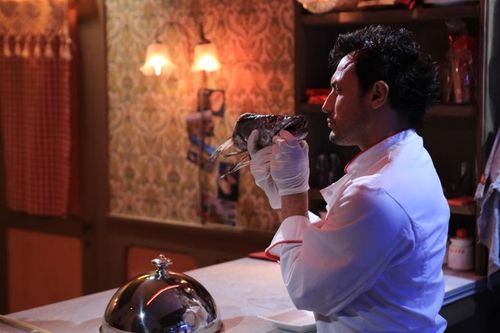 Willy Rovelli dans son restaurant