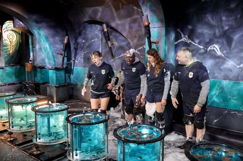 L'équipe n°2 dans les Thermes Cachés face au défi de l'Aquarium