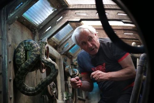 Patrice Laffont face aux reptiles