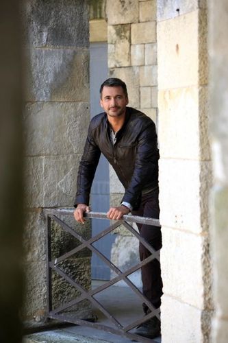 Olivier Minne dans une des coursives du fort